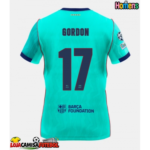 Camisa de Futebol Barcelona Anthony Gordon #17 Equipamento Alternativo 2026-27 Manga Curta